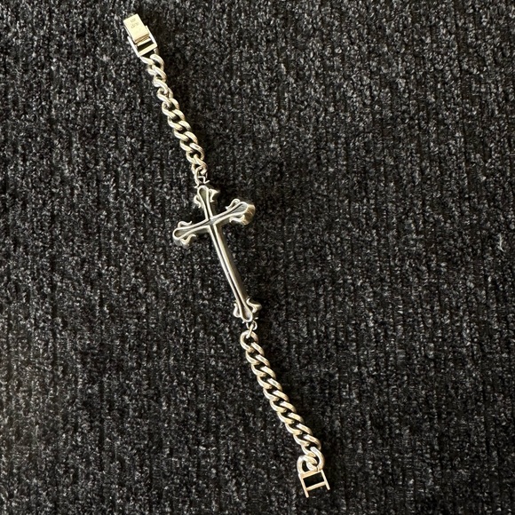 Rocking Ag // Sterling Silver Cross bracelet for woman - Picture 4 of 16